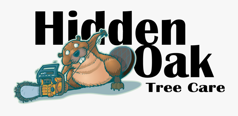 Hidden Oak Logo Only Black Text - Cartoon, Transparent Clipart