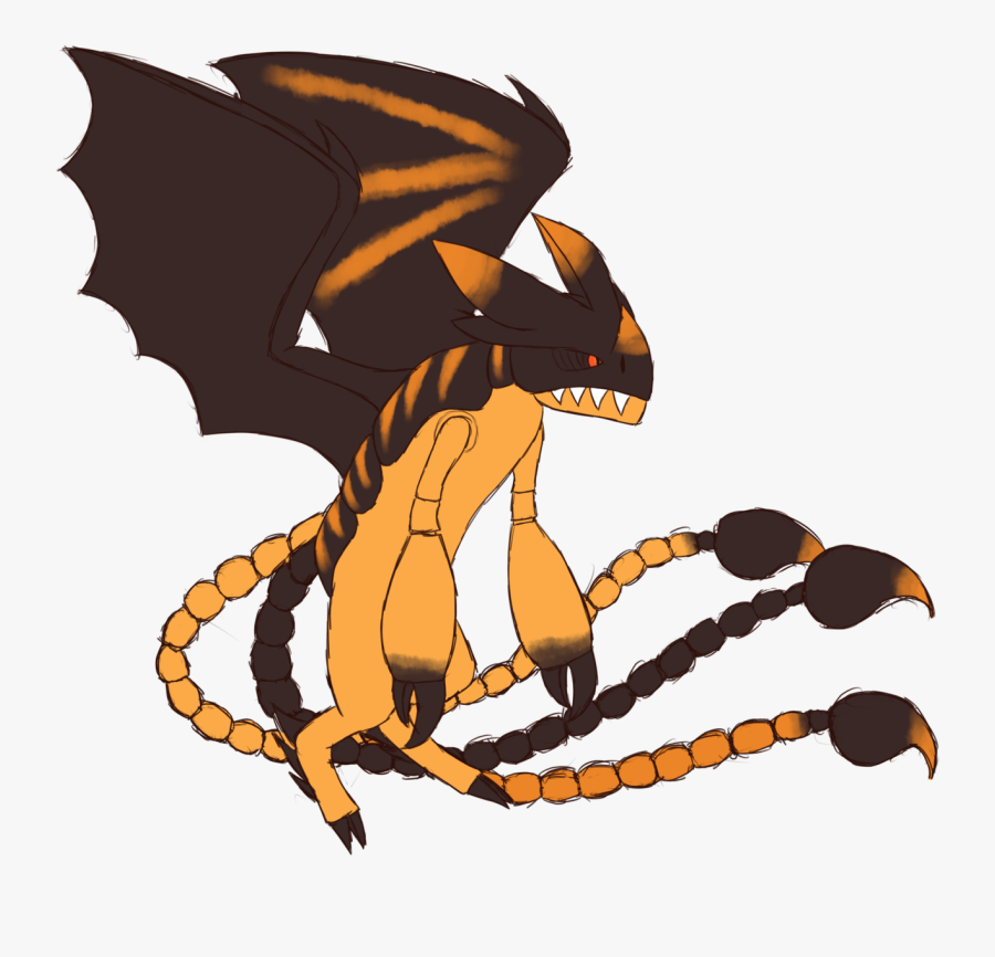 Scorpion Reese’s Dragon - Illustration, Transparent Clipart