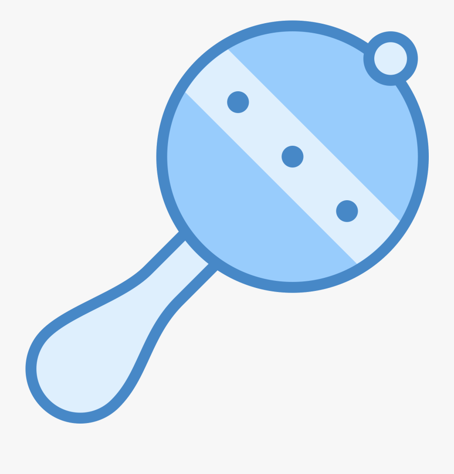 This Icon Is A Part Of A Collection Of Rattle Flat - Baby Rattle Png, Transparent Clipart