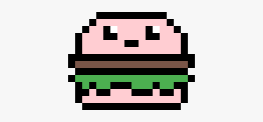 Hamburger Pixel Art Minecraft, Transparent Clipart