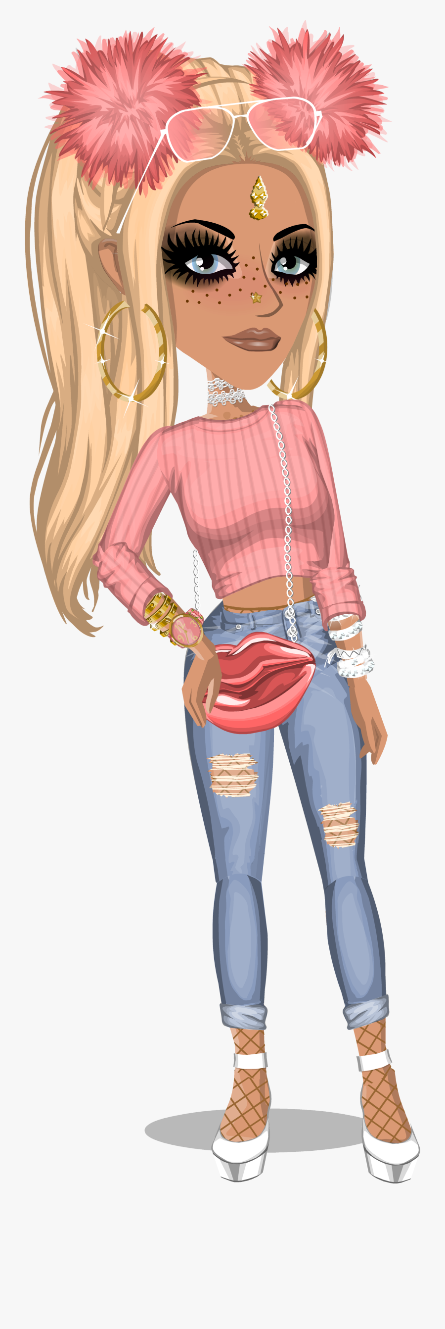 Msp Girl Characters, Transparent Clipart