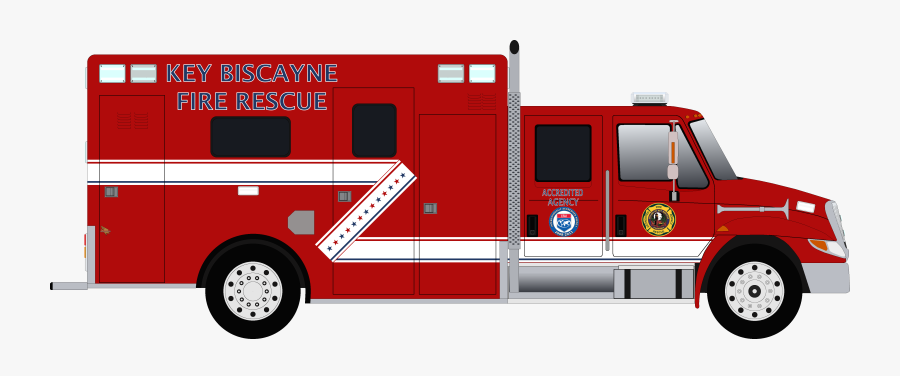Ambulance Drawing Rescue Truck - Miami Dade Fire Truck Clipart, Transparent Clipart
