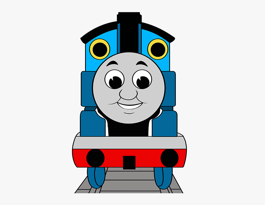 How To Draw Thomas The Train - Cartoon, Transparent Clipart