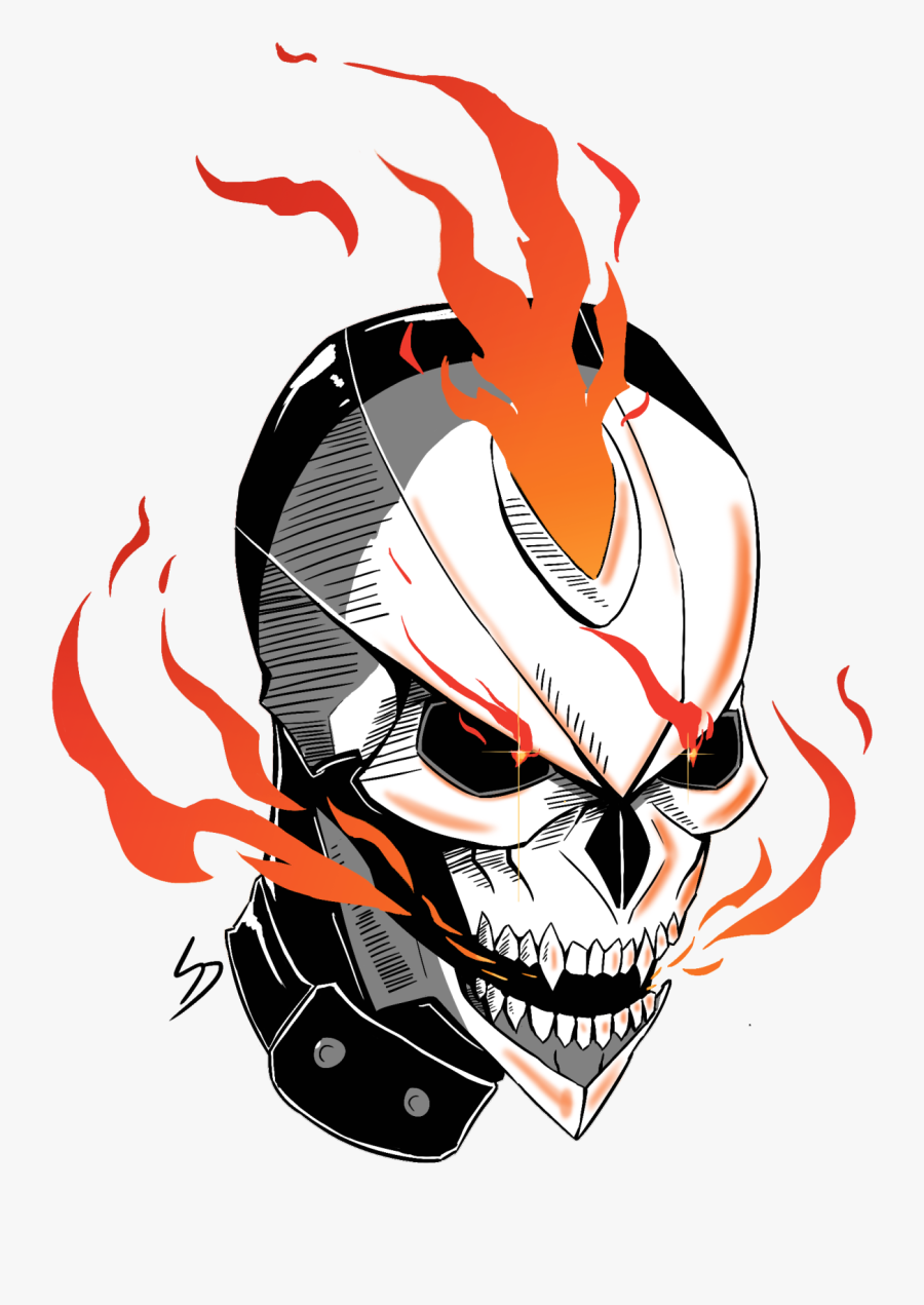 Ghost Rider Logo Png, Transparent Clipart