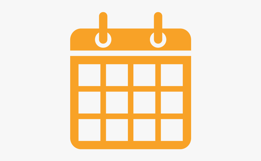 Calendarlightorange - Calendar Clipart Transparent Background, Transparent Clipart