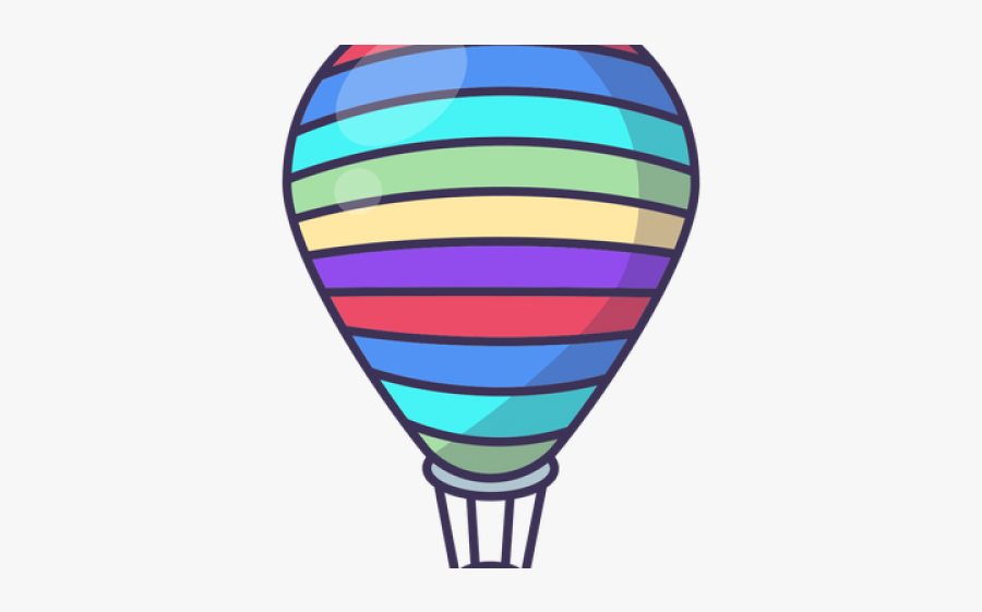 Hot Air Balloon Clipart Transparent Background - Hot Air Balloon, Transparent Clipart