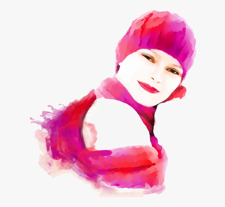 Pink,costume Accessory,fashion Illustration - Drawing, Transparent Clipart