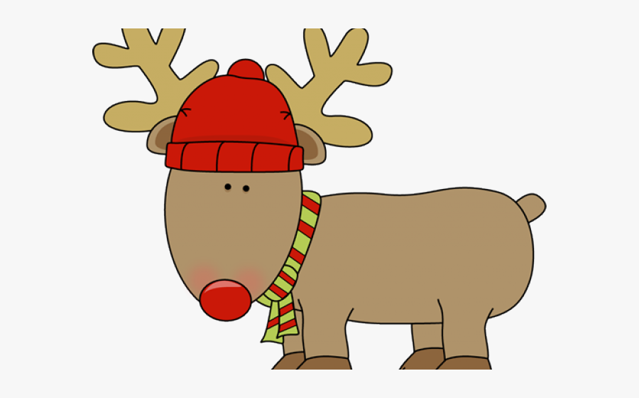 Cute Reindeer Christmas Clipart Png, Transparent Clipart
