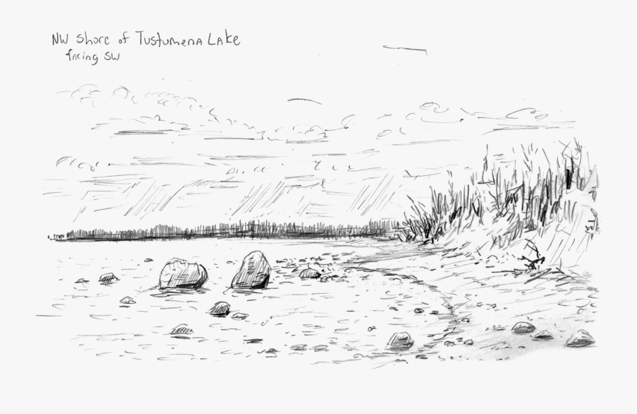 Drawn Mountain Alaska - Sketch, Transparent Clipart