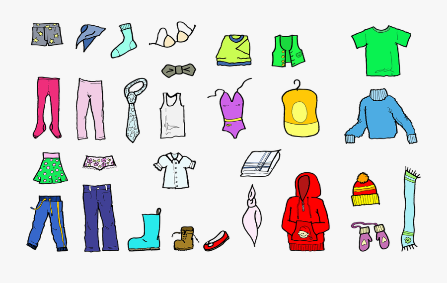 Clothing, Boots, Shoes, Shorts, Scarf, Bra, Pajamas - Transparent Clothes Clip Art, Transparent Clipart