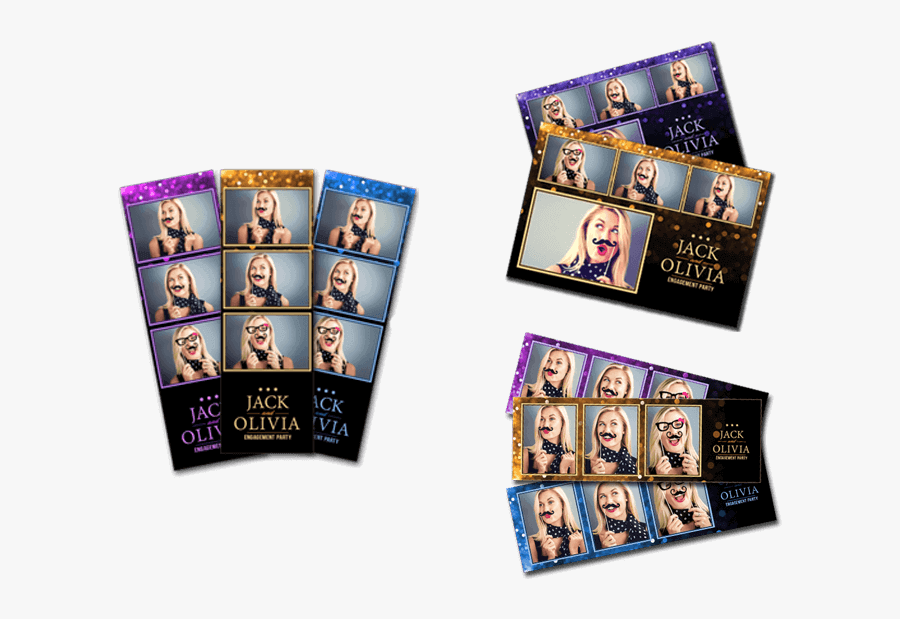 Sparkle Fade - Photobooth Templates, Transparent Clipart