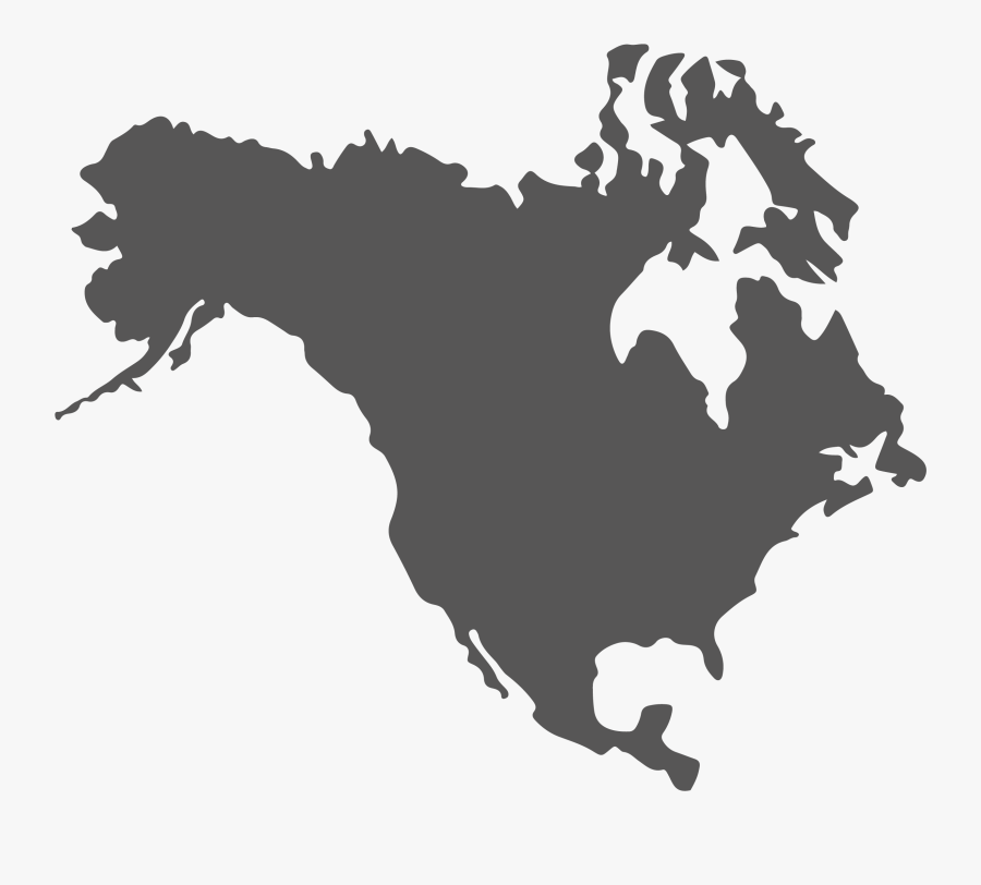 Transparent Canada Map Png - North America Map Png, Transparent Clipart