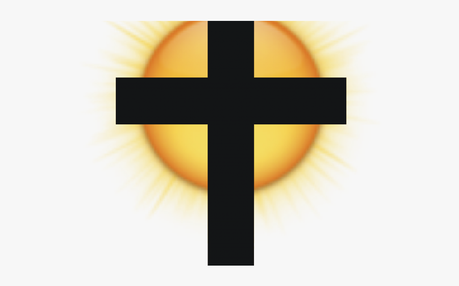 Sun On A Cross, Transparent Clipart