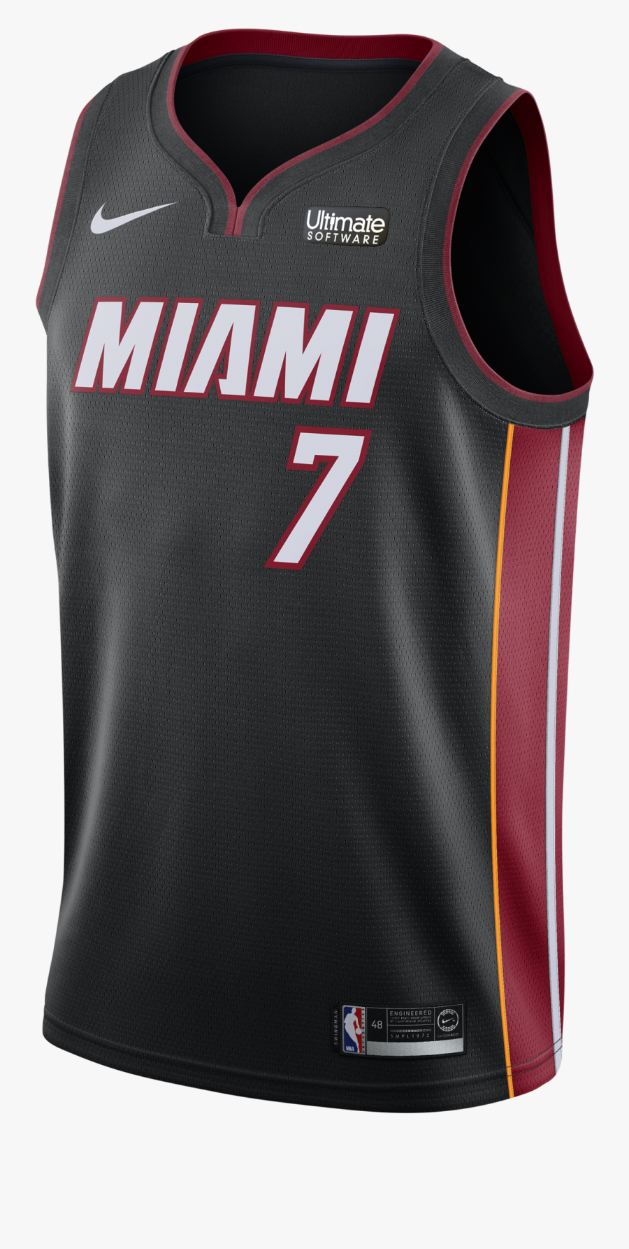 Transparent Youth Icon Png - Miami Heat Jersey, Transparent Clipart