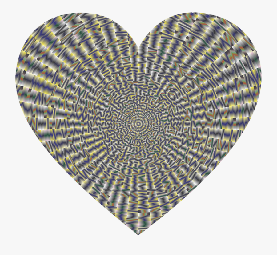 Circle,mosaic,symmetry - Großes Herz, Transparent Clipart