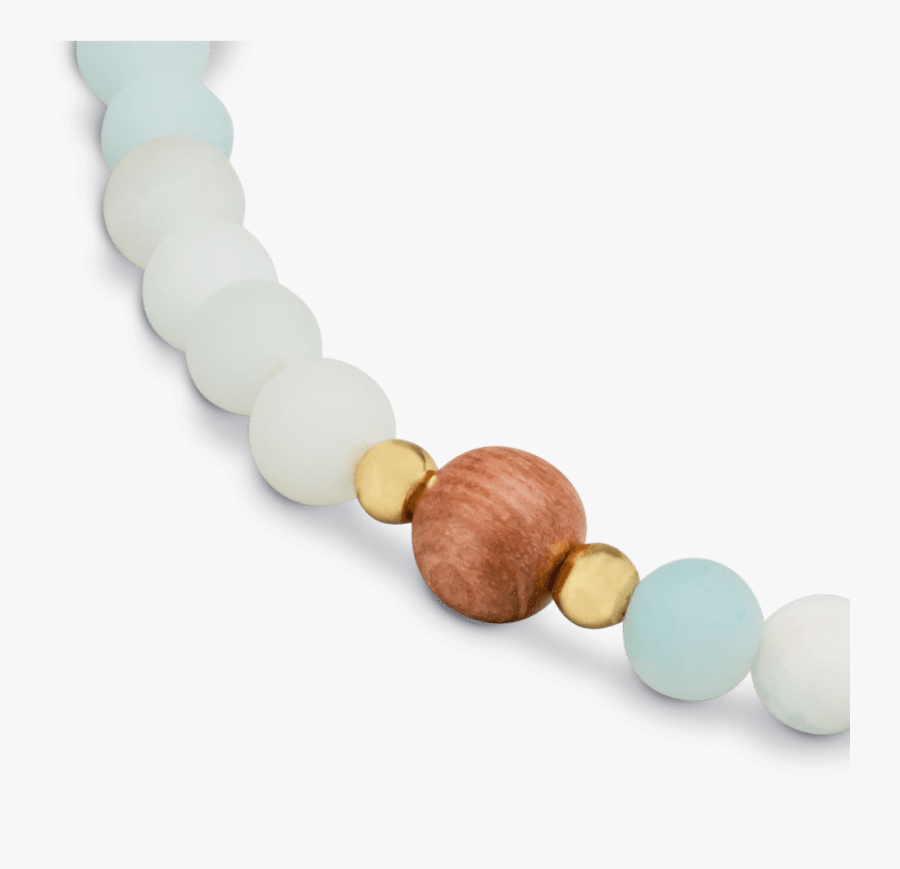 Rosewood Amazonite Womens Charm Bracelet 4mm - Bead, Transparent Clipart