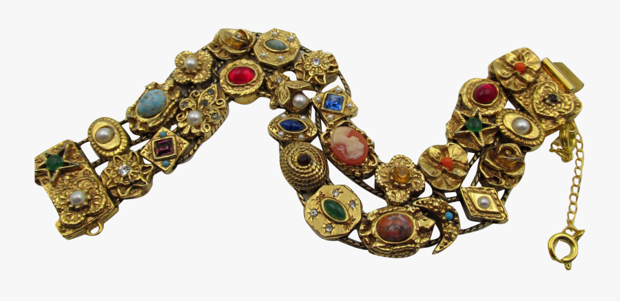 Bracelet Clip Slide - Ruby, Transparent Clipart