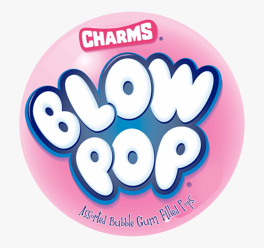 Charms Blow Pop Logo - Blow Pop Candy Logo, Transparent Clipart
