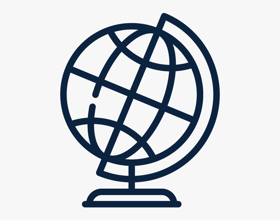 Simple World Icon, Transparent Clipart