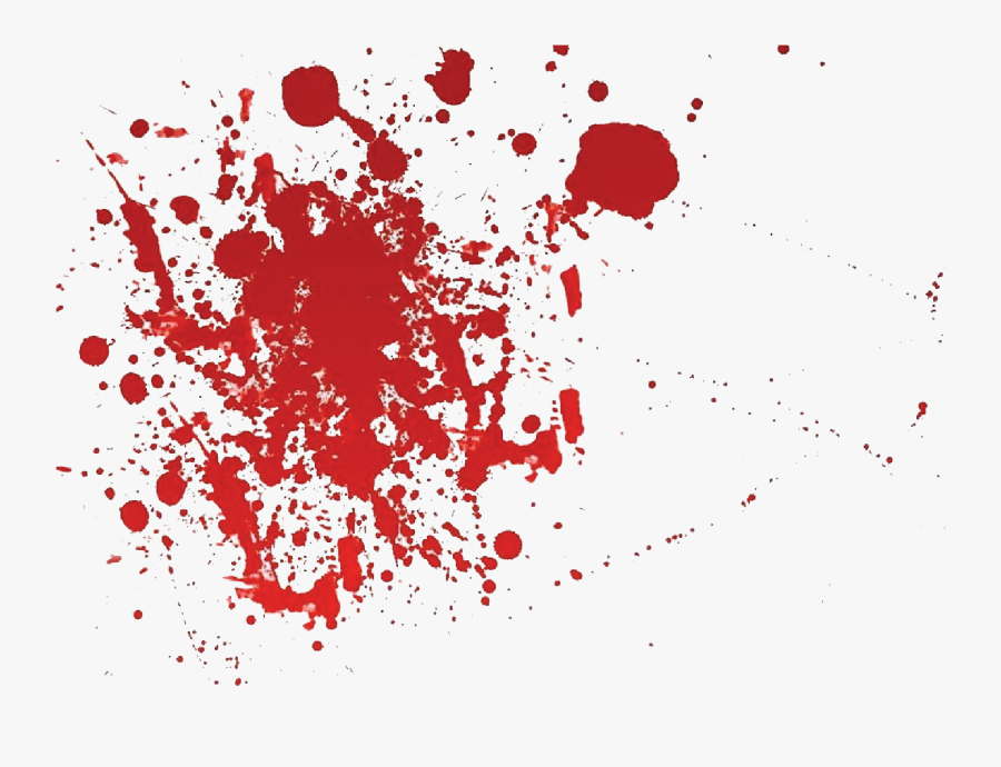 Splatter Film Clip Art - Blood Spatter, Transparent Clipart
