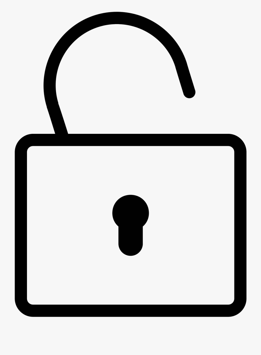 Png Black And White Padlock Png Icon - Замок Иконка Пнг, Transparent Clipart