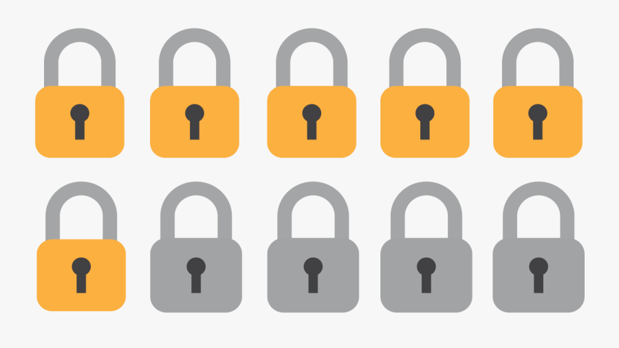 Graphic Of Ten Locks Clipart , Png Download, Transparent Clipart