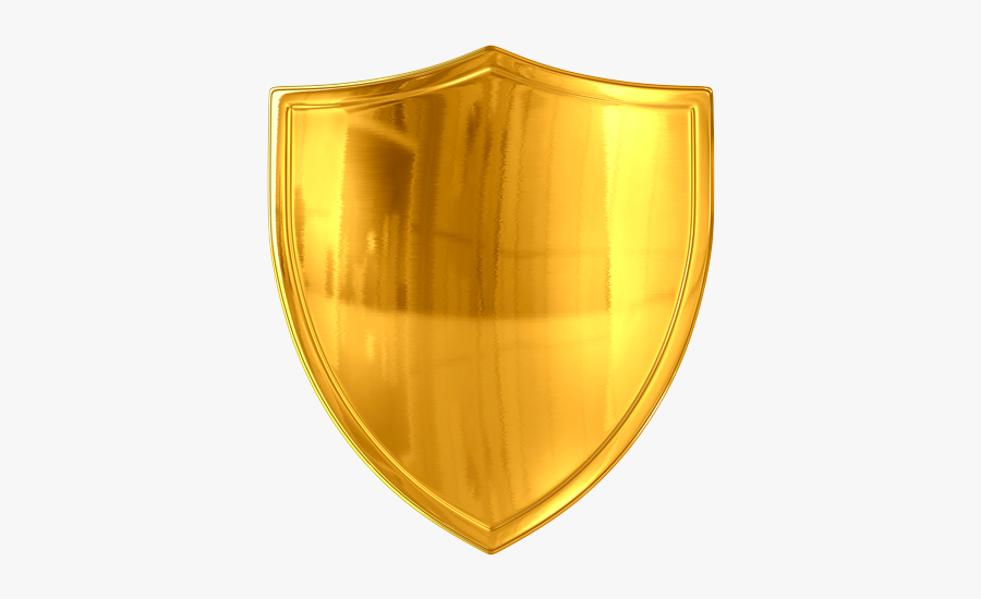 Metal Medal Gold Hq Image Free Png Clipart - Png Gold Color Shield, Transparent Clipart