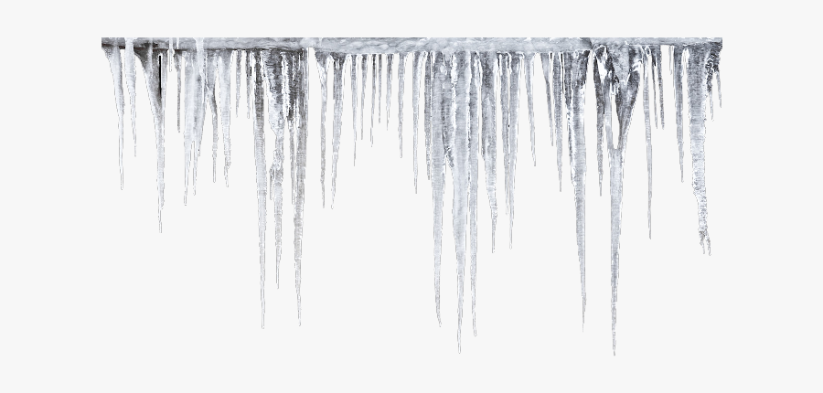 Icicles Winter Ftestickers Freetoedit - Transparent Background Icicles Png, Transparent Clipart