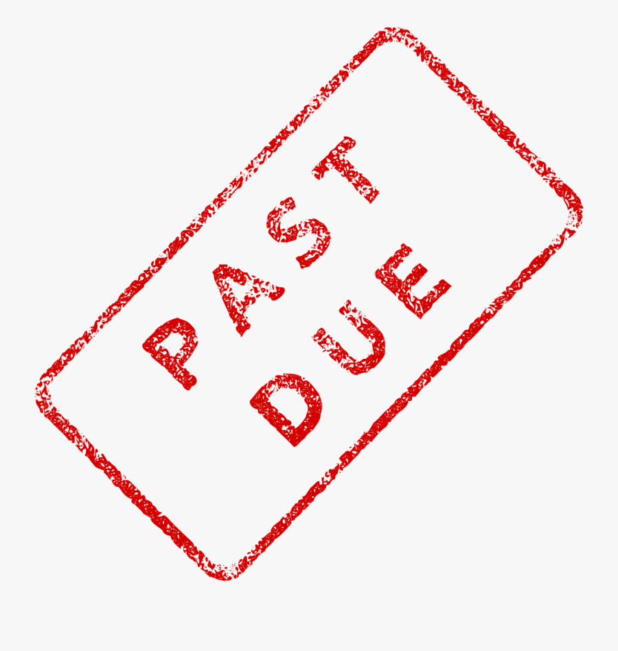 Past Due Business Stamp 2 - Past Due Stamp Png, Transparent Clipart