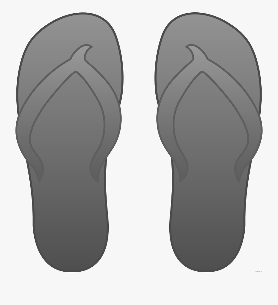 Flop Page Of Clipartblack - Flip Flop Clip Art, Transparent Clipart