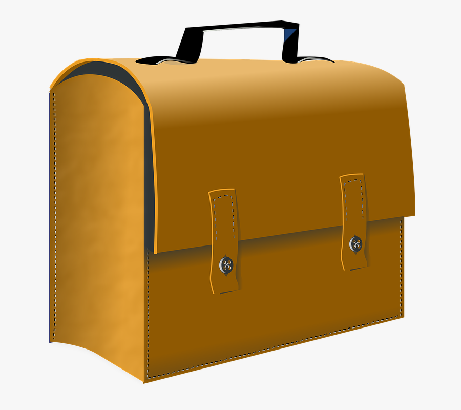 Leather Business Suitcase Svg Clip Arts - Suitcase Clipart, Transparent Clipart