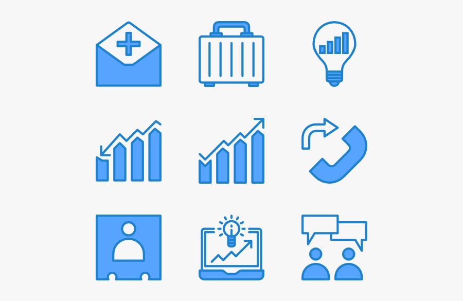 Business - Icon For Presentation Png, Transparent Clipart