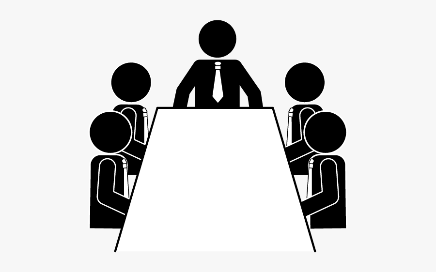 Meeting Clipart Black And White, Transparent Clipart