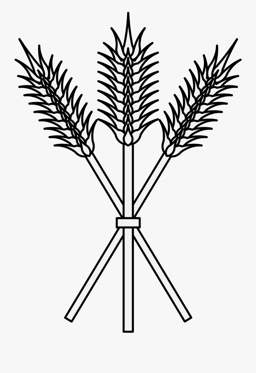 Clip Art Sheaf Of Wheat - Clip Art, Transparent Clipart
