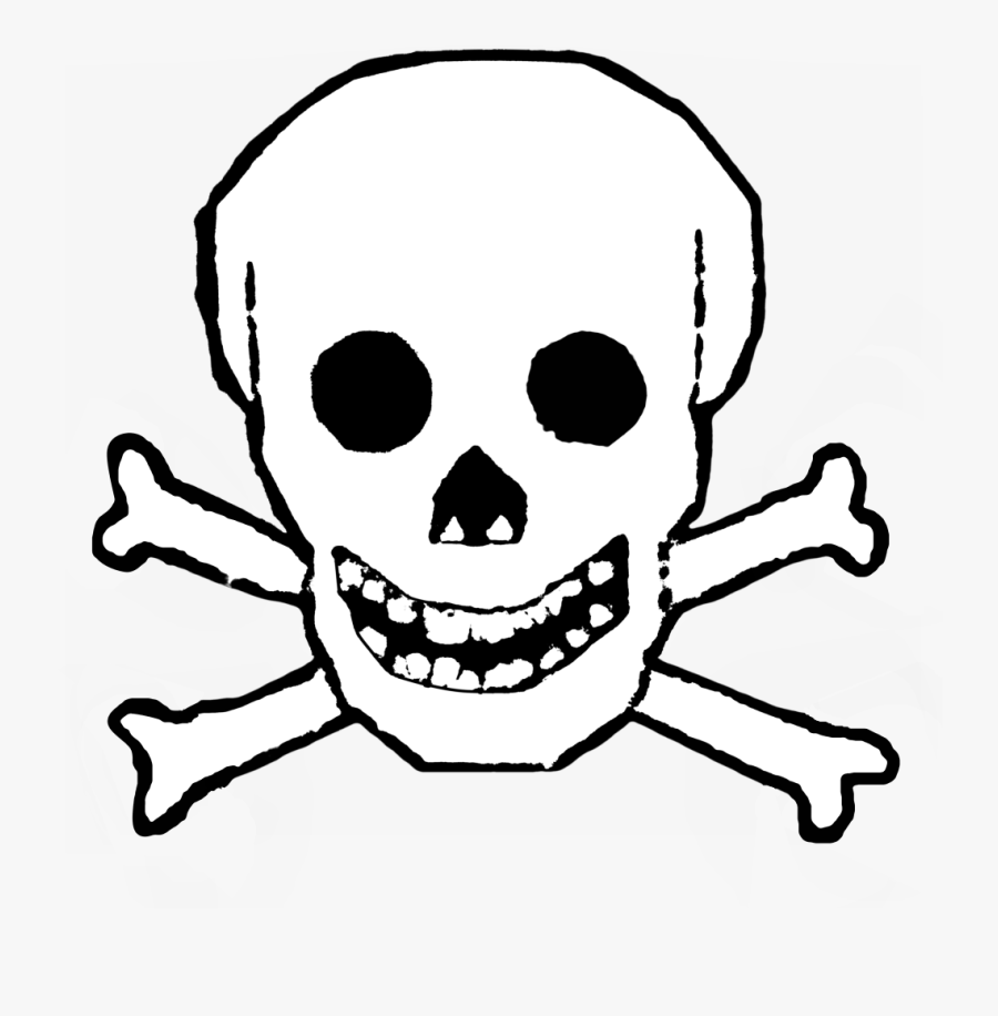 Skull And Crossbones With Sun Glasses Clipart - Sign Of Danger Zone, Transparent Clipart