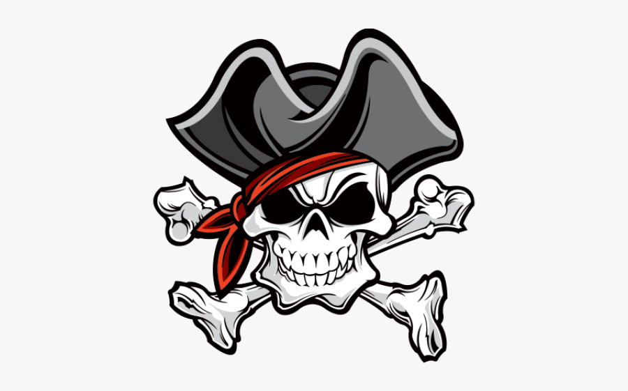 Clip Art Skull And Crossbone Logos - Pirate Skull And Crossbones, Transparent Clipart