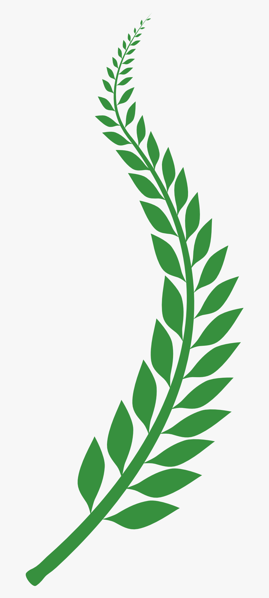 Wheat Illustrator Vector Free Picture - Green Laurel Wreath Png, Transparent Clipart