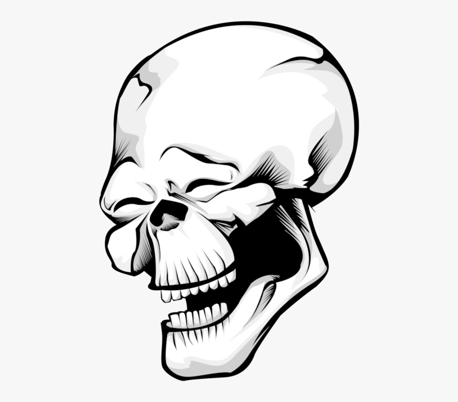 Skull Transparent Png - Laughing Skull Png, Transparent Clipart