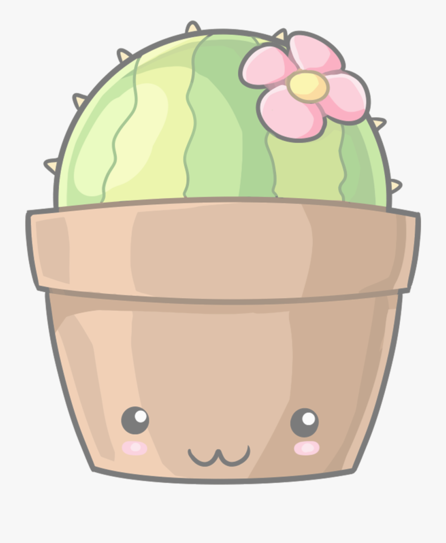 Clip Art Kawaii Bathroom - Transparent Kawaii Plant, Transparent Clipart