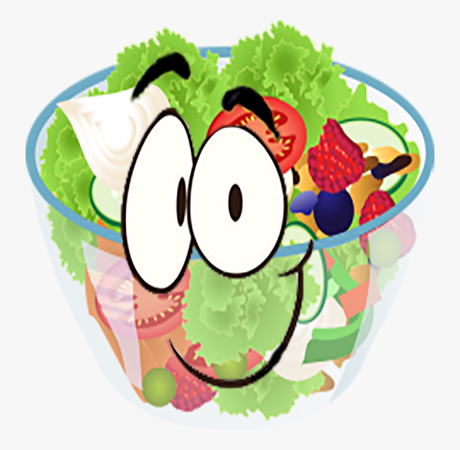 Clip Art Cartoon Salad Images - Salad Clipart Transparent Background, Transparent Clipart