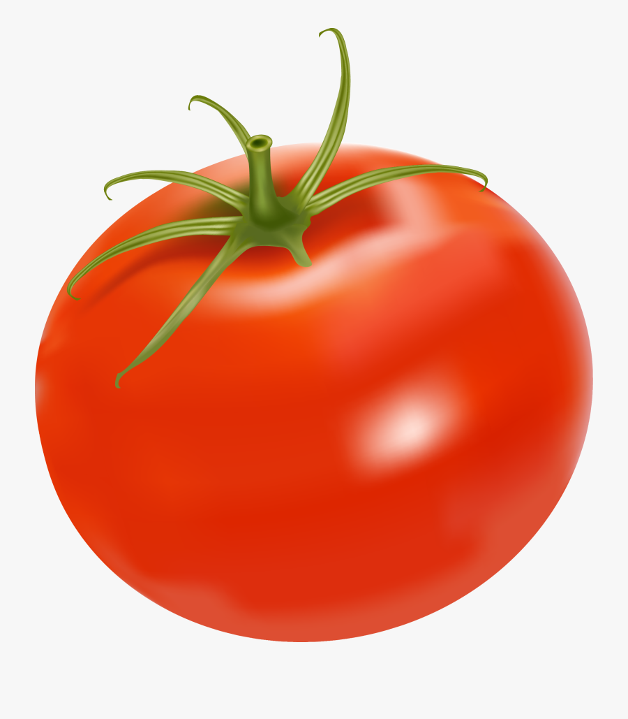 Plum Tomato Chicken Salad Bush Tomato Clip Art Tomato - Tomato Fruit Clip Art, Transparent Clipart
