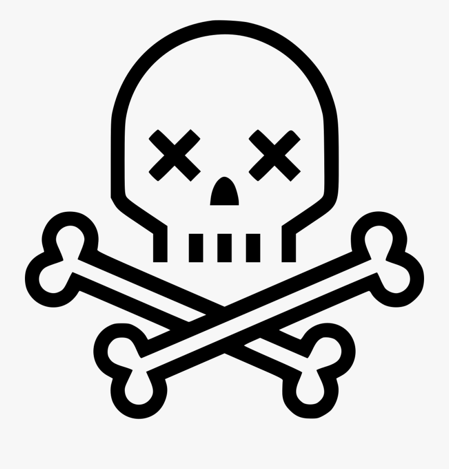 Skull Crossbones Skeleton Death Comments - Skull And Bones Easy, Transparent Clipart