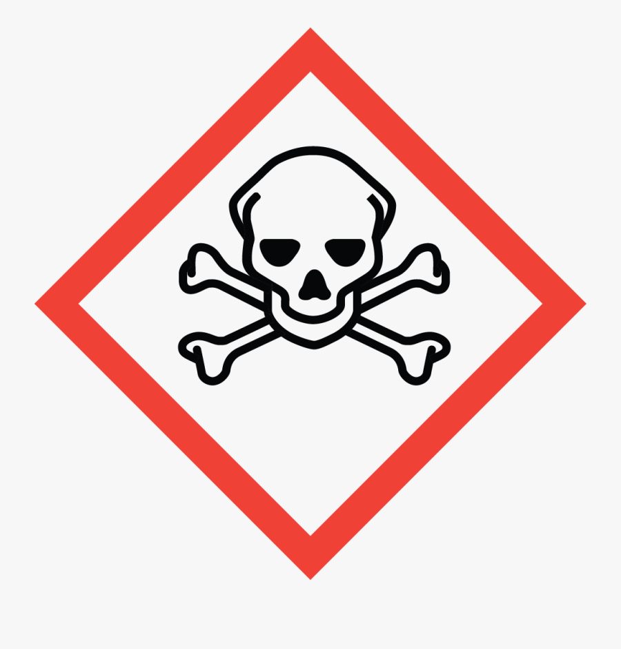 Osha Skull And Crossbones - Skull And Crossbones Pictogram, Transparent Clipart