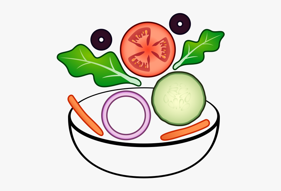 Salad Temporary Tattoos - Food, Transparent Clipart