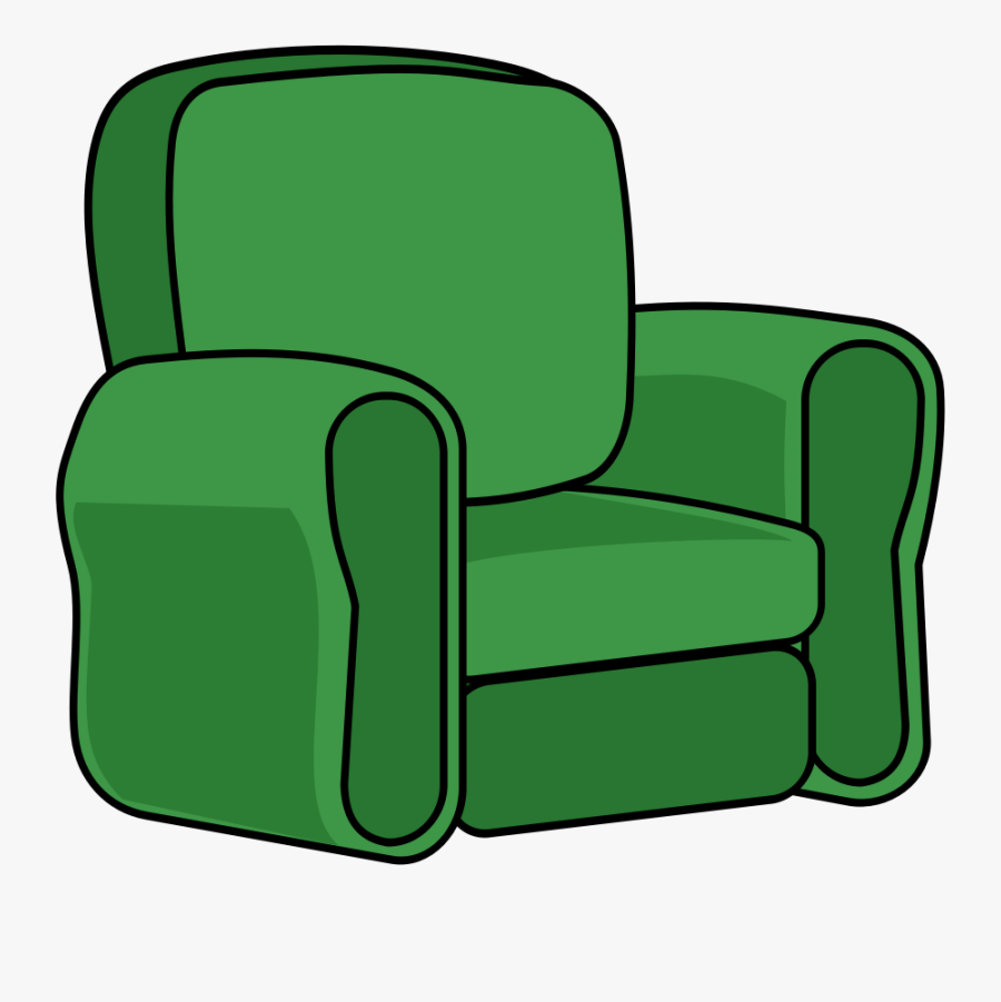 Clip Art Green For One Remix - Recliner Clipart, Transparent Clipart