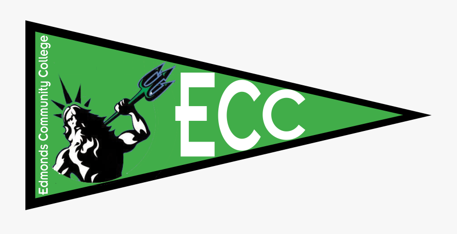 Edmonds Community College Pennant Gear Up - Clover Park Technical College Pennant, Transparent Clipart