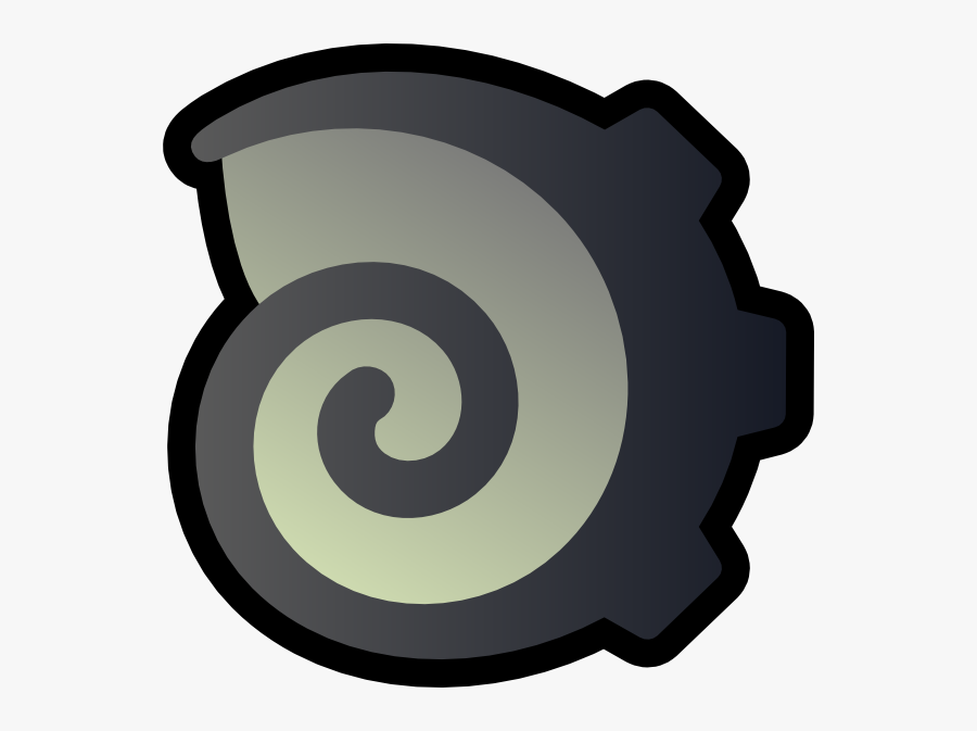 Black Swirl Icon Svg Clip Arts - Nautilus Icon, Transparent Clipart