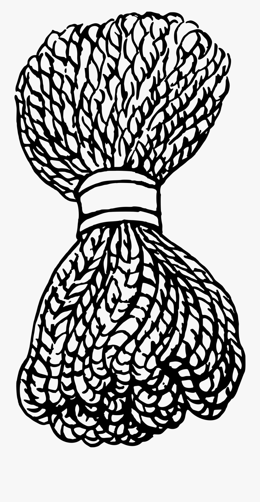 Rope - Clipart Rope Black And White, Transparent Clipart