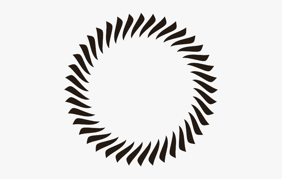 Candy Cane Round Border, Transparent Clipart