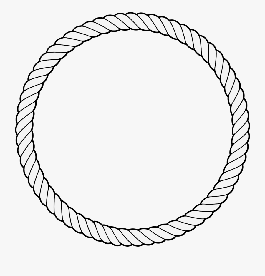 Circle Rope Border Black Clip Art At Clker Com Vector - vrogue.co